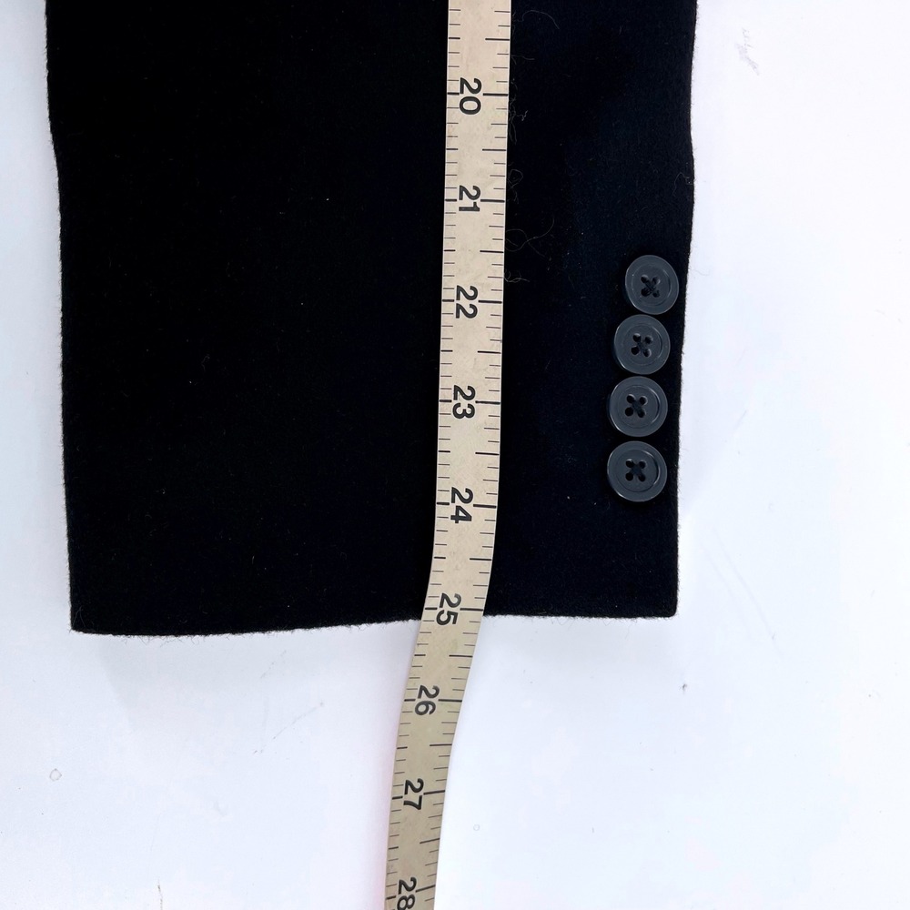 Club Room Men's Black Wool Silk Cashmere Blend Blazer Jacket - Picture 11 of 12